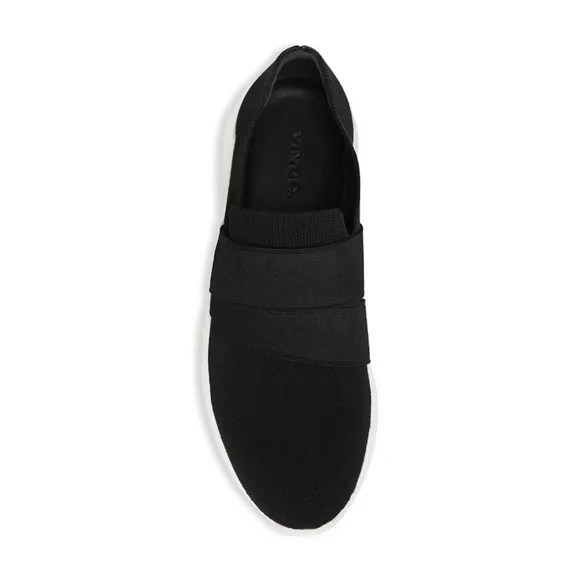 Vince Aston Slip-On Knit Sneakers in Black 8.5