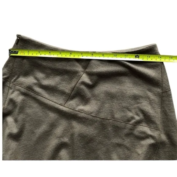 Vince Camel/Beige Lightweight Wool Blend Asymmetrical Midi Skirt S