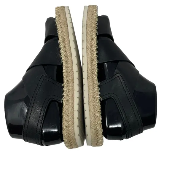 Vince Tension Black Espadrille Sandals | US 7