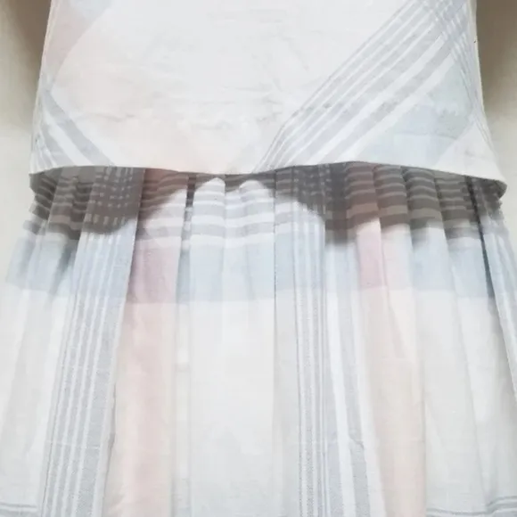 VINTAGE Joni Blair Pastel Pink Blue Checkered Plaid Cropped Top Dress Outfit