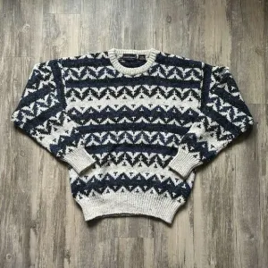 Vintage Peter England Wool Blend Knit Sweater Size Large
