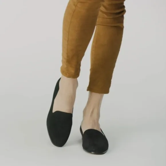 Vionic flats women's 11 black suede loafers Willa formal arch support new $130