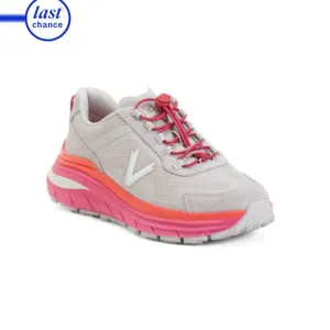 VIONIC Oyster/magenta Wide Width Walk Max Sierra Walking Sneakers