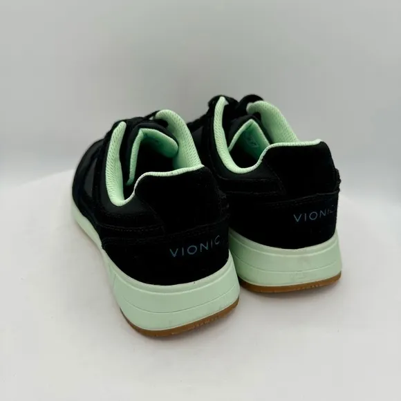 VIONIC SHAYLA WOMENS SNEAKERS SIZE 8.5  COLOR BLACK SUEDE NYLON NWT