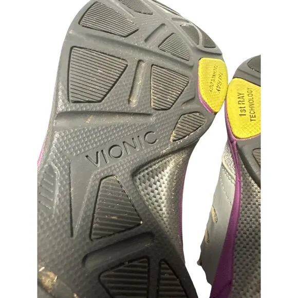 VIONIC Women's Motion Venture Athletic Shoes Silver Size 7