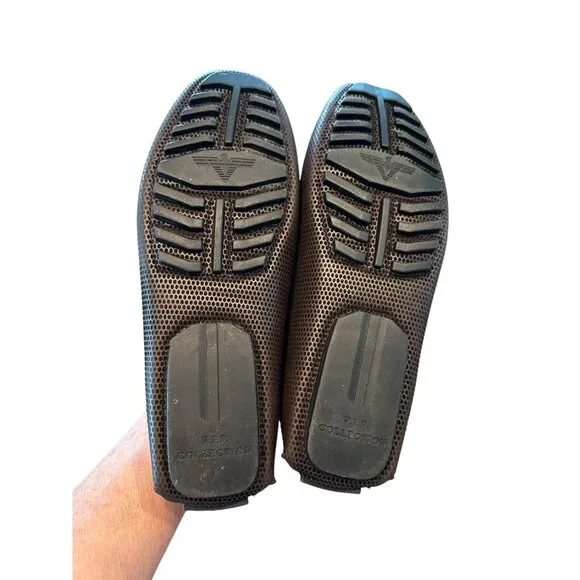 VIP Men's 8 Penny Loafers Moccasin Driving Shoes Slip On Flats Boat Shoes