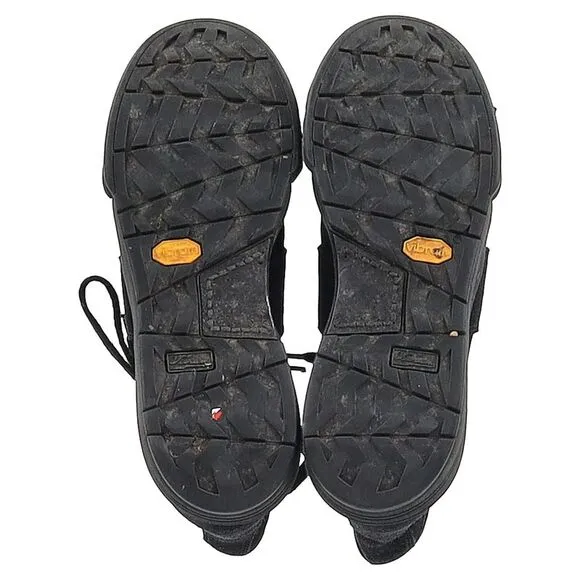 Visvim Lanier Leather-Trimmed High-Top Sneakers in Black Canvas