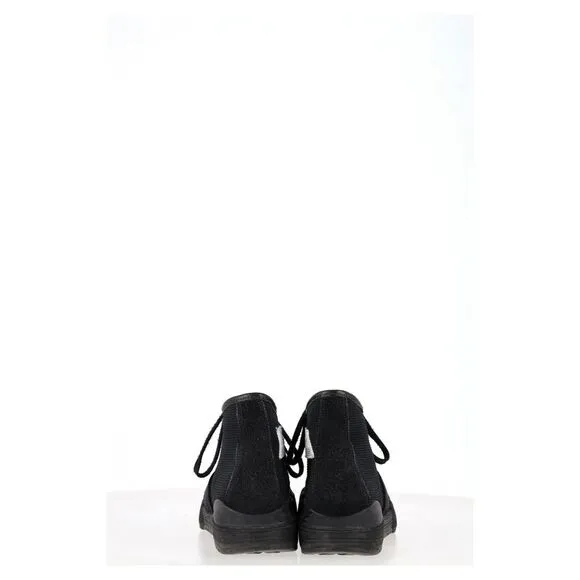 Visvim Lanier Leather-Trimmed High-Top Sneakers in Black Canvas