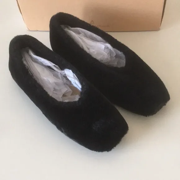 VIVAIA Margot 2.0 Black Mink Faux Fur Women's 39.5