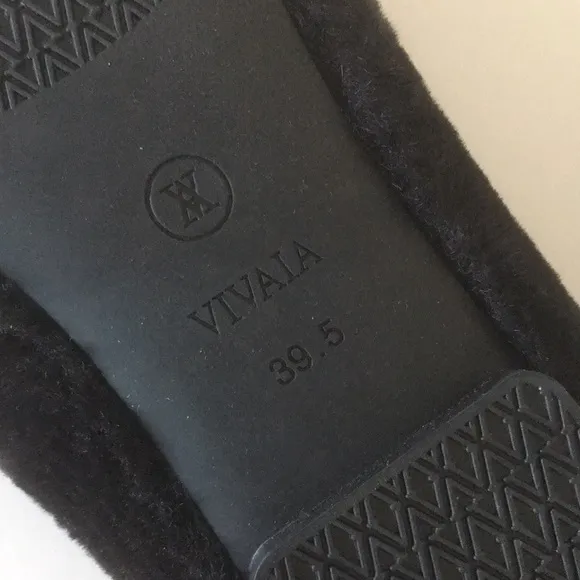 VIVAIA Margot 2.0 Black Mink Faux Fur Women's 39.5