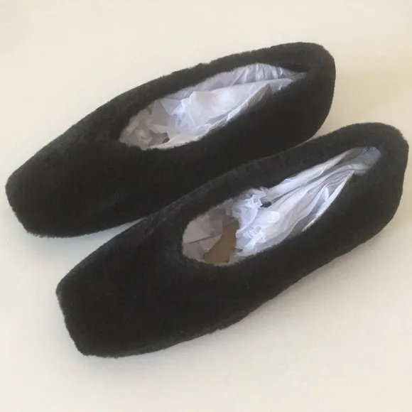 VIVAIA Margot 2.0 Black Mink Faux Fur Women's 39.5