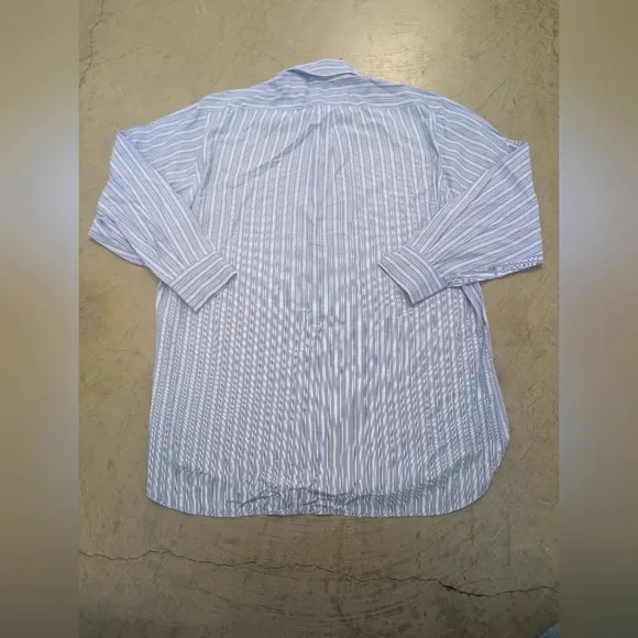 Vivienne Westwood Blue Striped Men's Shirt, Large