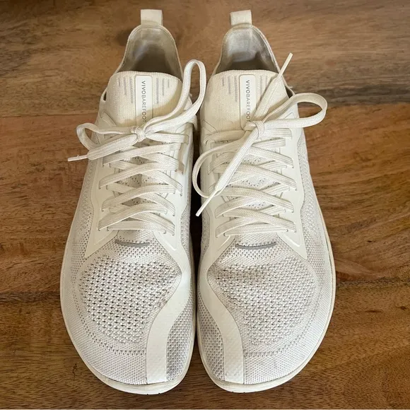 Vivobarefoot PRIMUS LITE KNIT WHITE WOMENS SNEAKERS SIZE EUR 38