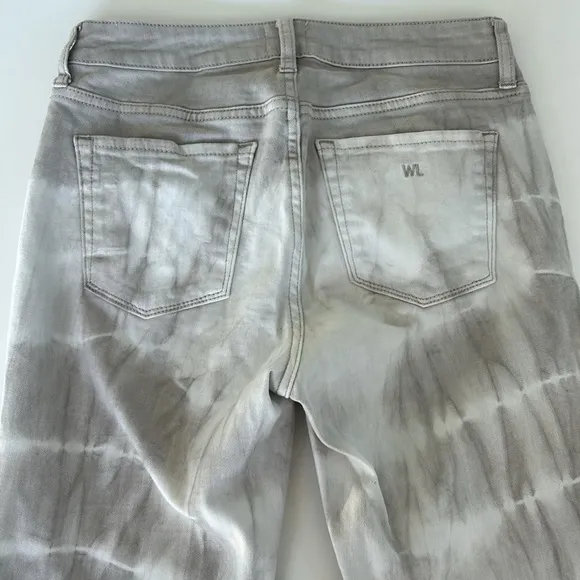 Wash Lab Denim Fay Beach Walk Flares in Mott Tie Dye size 27 Like New