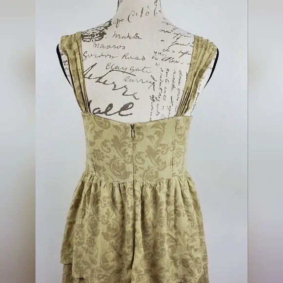 WeWoreWhat Tiered Corset Midi Dress Size 6
