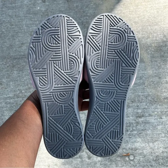 WMNS NIKE ULTRAS COMFORTS 3 III SLIDES ROSE PINK DUSTS PEARL GREY GRAY FOOTBED