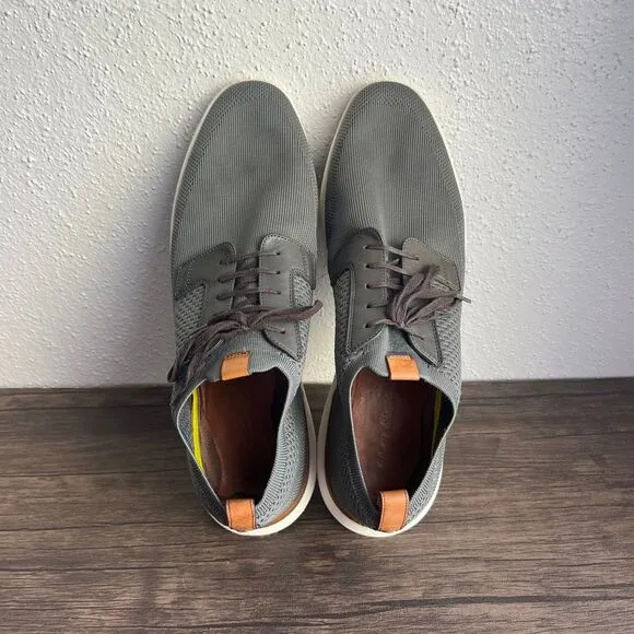 Wolf &amp; Shepherd Swiftknit Derby Knit Sneakers Lace Up‎ Shoes Grey Mens Size 15