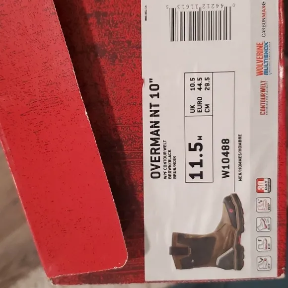 Wolverine Overman NT 10 Boots Size 11.5