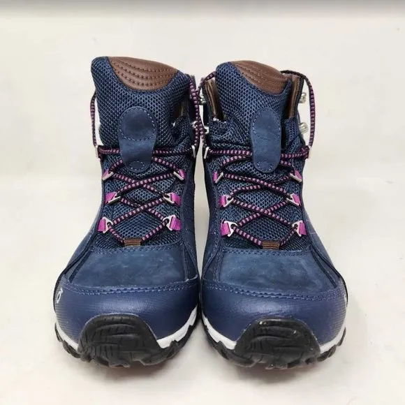 Women's 9.5 Oboz Sapphire Mid B-Dry waterproof hiking boots Huckleberry 70602