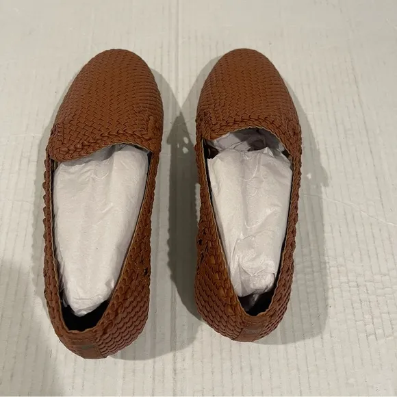 Women’s Birdies The Starling Cognac Woven Flats Size 6.5 US!