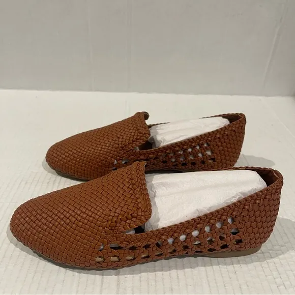 Women’s Birdies The Starling Cognac Woven Flats Size 6.5 US!
