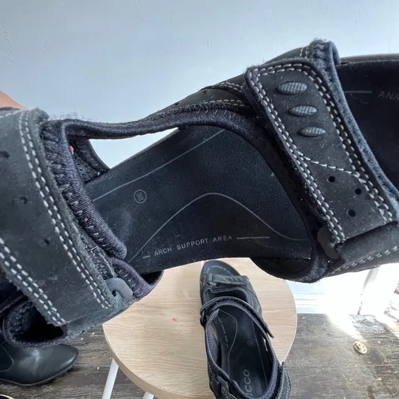 Women's Ecco Yucatan Sandals Size 7.5 Black