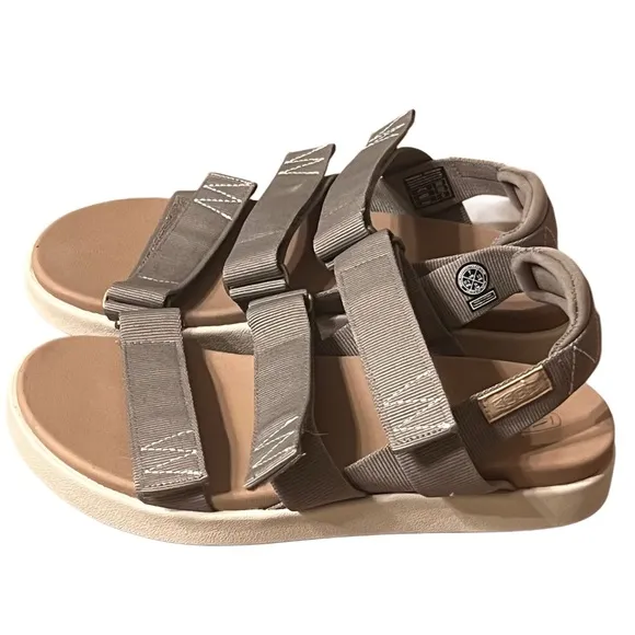 Women’s Keen Elle Strappy Sandal Brindle/Birch Color Size 7 NWOB