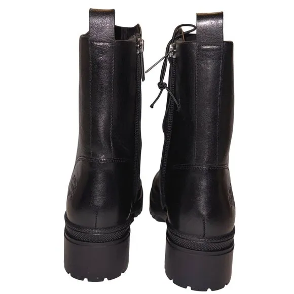 Womens Size 5.5M Black Harley-Davidson Kamton Leather Motorcycle Boots D87215