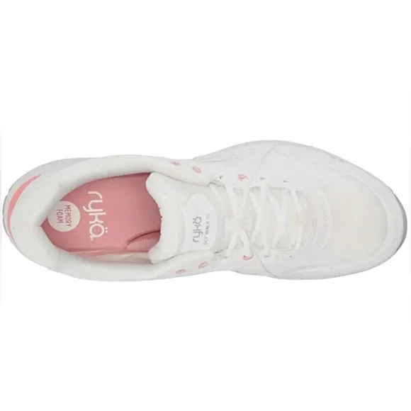 Women’s Sneakers Size 7.5 White Ryka Sky Walk Fit Walking Shoes Memory Foam NEW