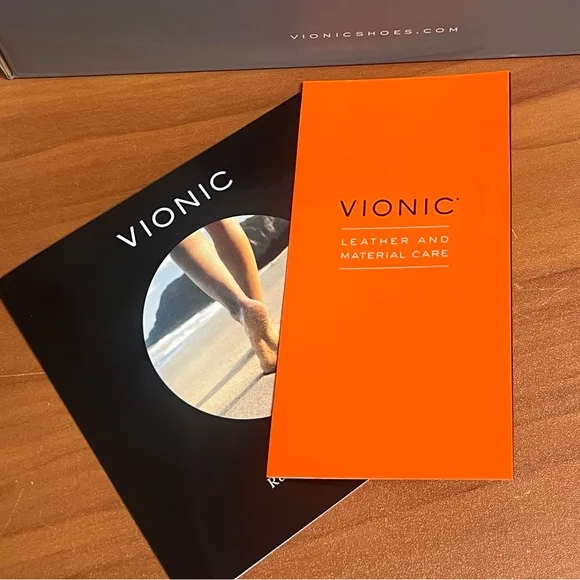 Women's Vionic Spark Caroll Metallic Rose Gold Leather Ballet Flats Size 6.5 NIB