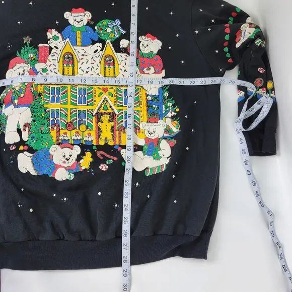 YS Studio Made In USA Vintage Holiday Christmas Sweater Sz Large