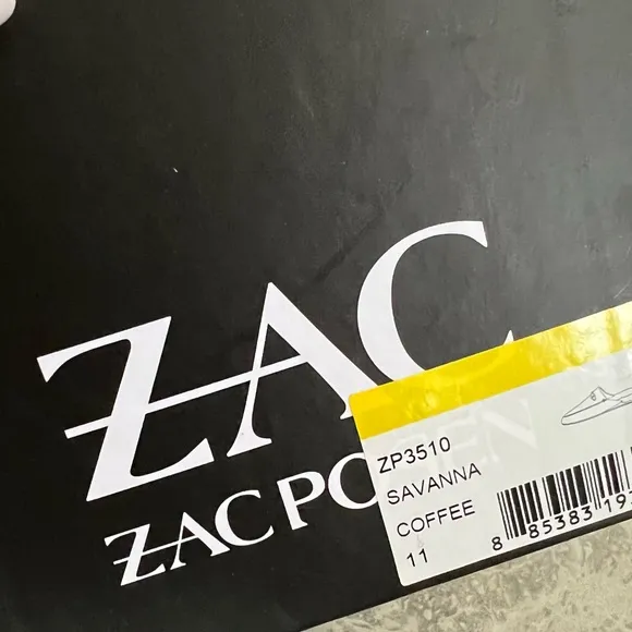 Zac Posen Leather Savanna Coffee Leopard Print Fur Mules/ Flats Size 11 NEW