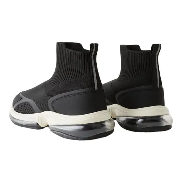 ZARA Kids | Black | KNIT HIGH-TOP SNEAKERS