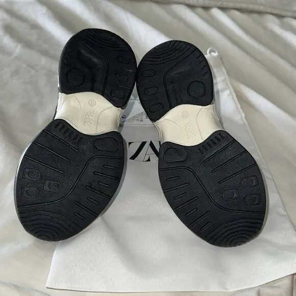 ZARA Kids | Black | KNIT HIGH-TOP SNEAKERS