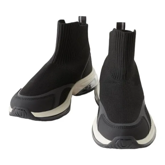 ZARA Kids | Black | KNIT HIGH-TOP SNEAKERS