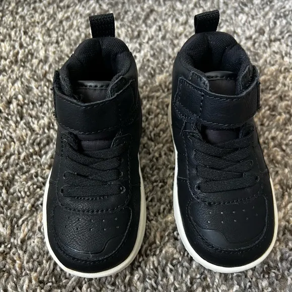 Zara Kids Black Velcro Strap Sneakers Toddler Size US 4.5 / EU‎ 20