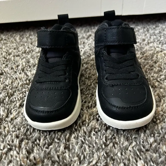 Zara Kids Black Velcro Strap Sneakers Toddler Size US 4.5 / EU‎ 20