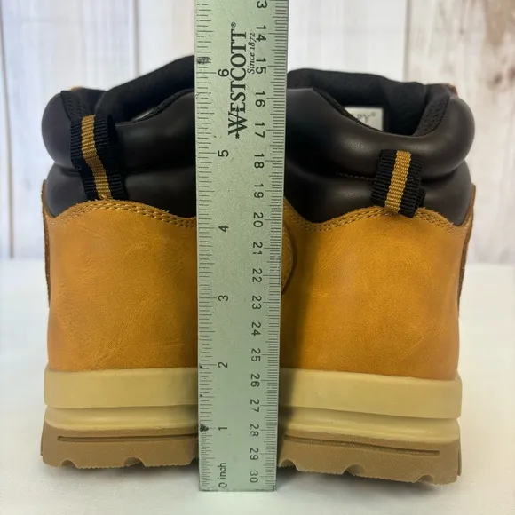 Zasepy Waterproof Hiking Boots Lightweight Fur Lined Mid Ankle Boot Brown Size 8