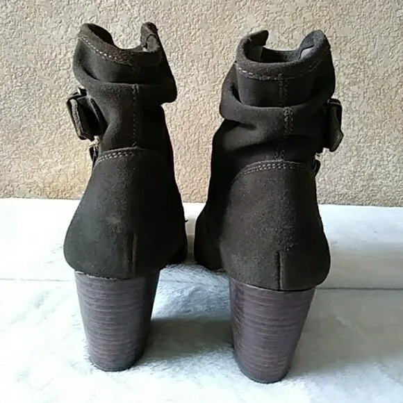 Zigi Soho Suede Ankle Boots Sz 10 EUC